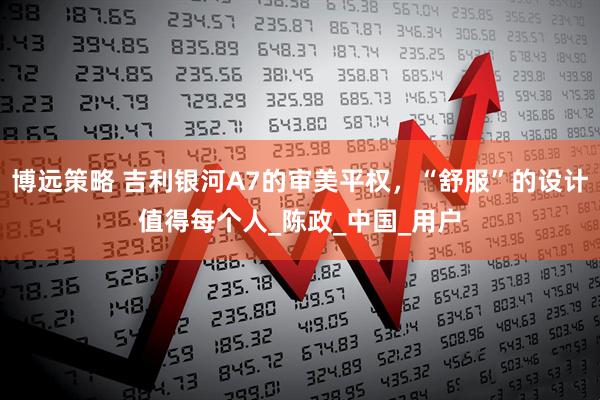博远策略 吉利银河A7的审美平权，“舒服”的设计值得每个人_陈政_中国_用户